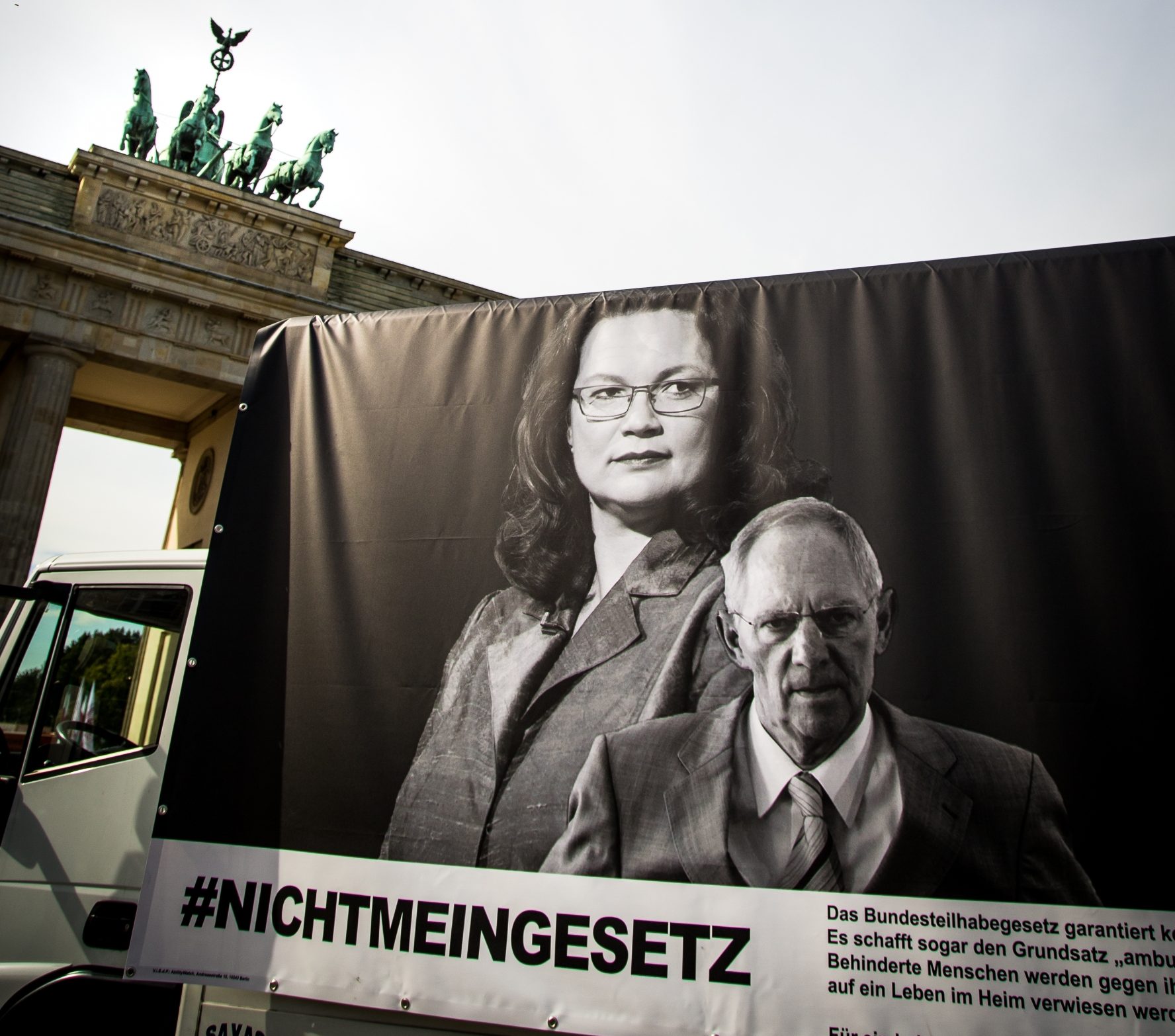 Demo zum Bundesteilhabegesetz am 22. September, Copyright: Jörg Farys | Gesellschaftsbilder.de